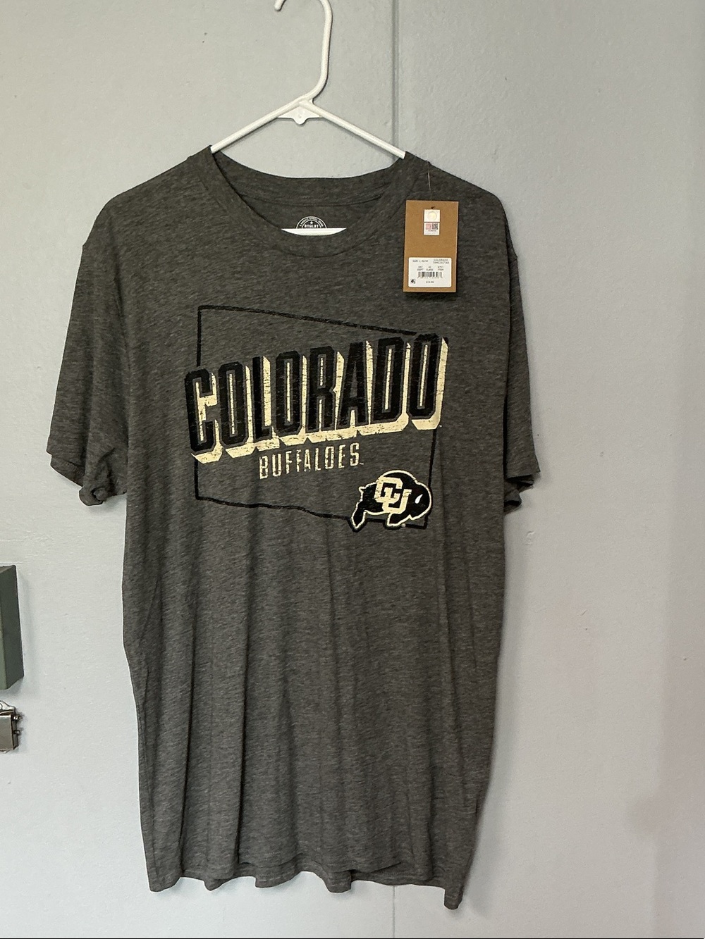 Rivalry Threads Gray Colorado Buffaloes Graphic Tee